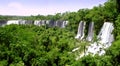 Iguazu waterfalls in Argentina and Brazil