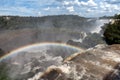 Iguazu Waterfalls view from Argentinian side Royalty Free Stock Photo