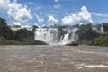 Iguazu Waterfalls view from Argentinian side Royalty Free Stock Photo