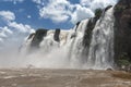 Iguazu Waterfalls view from Argentinian side Royalty Free Stock Photo