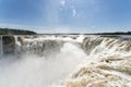 Iguazu Waterfalls view from Argentinian side Royalty Free Stock Photo