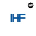 IHF Logo Letter Monogram Design Royalty Free Stock Photo