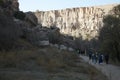 Ihlara valley landscape, Cappadocia, Turkey. Royalty Free Stock Photo