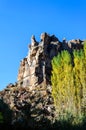 Ihlara valley with rock caves Central Anatolia. Capadocia, Turkey Royalty Free Stock Photo