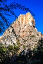 Ihlara valley with rock caves Central Anatolia. Capadocia, Turkey Royalty Free Stock Photo