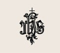 IHS, Jesus Icon and Symbol Royalty Free Stock Photo