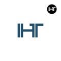 IHT Logo Letter Monogram Design Royalty Free Stock Photo