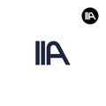 IIA Logo Letter Monogram Design Royalty Free Stock Photo