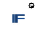 IIF Logo Letter Monogram Design Royalty Free Stock Photo