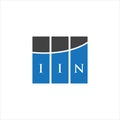 IIN letter logo design on WHITE background. IIN creative initials letter logo concept. IIN letter design.IIN letter logo design on