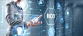 IIOT industrial internet of things concept. Technology and Business Royalty Free Stock Photo