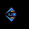 IJE abstract technology logo design on white background. IJE creative initials letter logo concept Royalty Free Stock Photo