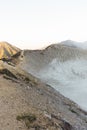 Ijen mountain track on the morning Royalty Free Stock Photo