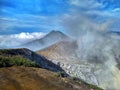 ijen mountain view Royalty Free Stock Photo