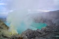 Ijen Volcano is an active volcano in Indonesia.