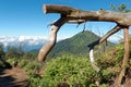 Track to the Ijen Volcano Crater Royalty Free Stock Photo