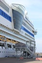 IJmuiden, the Netherlands - April 30th, 2017: Aida Sol passengers boarding