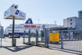 Ijmuiden, Netherlands - June 12 2015 : DFDS ferry waiting for the passengers