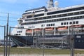 IJmuiden, The Netherlands - June 15th 2020: MS Zaandam operated by Holland America Line