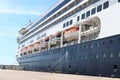 IJmuiden, The Netherlands - June 15th 2020: MS Zaandam operated by Holland America Line