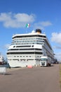 IJmuiden, The Netherlands - September5th 2019: Costa Magica moored at Felison Cruise Terminal