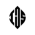IJS circle letter logo design with circle and ellipse shape. IJS ellipse letters with typographic style. The three initials form a Royalty Free Stock Photo