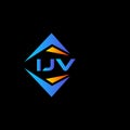 IJV abstract technology logo design on white background. IJV creative initials letter logo concept Royalty Free Stock Photo