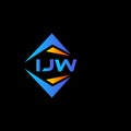 IJW abstract technology logo design on white background. IJW creative initials letter logo concept Royalty Free Stock Photo