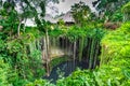 Ik-Kil Cenote, Chichen Itza, Mexico Royalty Free Stock Photo