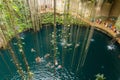 Ik-Kil Cenote near Chichen Itza, Mexico Royalty Free Stock Photo