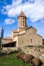 Ikalto orthodox monastery complex and Academy in Kakheti Georgia