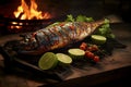 Ikan Bakar, grilled fish marinated in a blend of spices