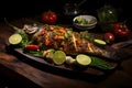 Ikan Bakar, grilled fish marinated in a blend of spices