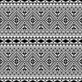 Ikat Aztec ethnic seamless pattern background design