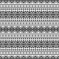 Ikat Aztec ethnic seamless pattern background