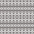 Ikat Aztec ethnic seamless pattern background design