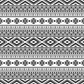 Ikat Aztec ethnic seamless pattern background design