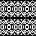 Ikat Aztec ethnic seamless pattern background design