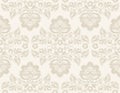 Ikat Damask Seamless Background Pattern