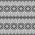 Ikat Ethnic Aztec Pattern Design. Illustration of Seamless Ethnic Pattern Vector