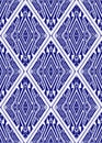 Ikat fabric pattern. Thai silk seamless