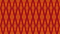 Ikat geometric folklore ornament with diamonds.