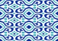 Ikat geometric folklore pattern.