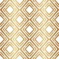 Ikat gold seamless pattern. Geometric pattern boho. Traditional background. Elegant ethnic texture. Navajo motif. Abstract Ikat ba Royalty Free Stock Photo