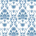 Ikat Ogee Background