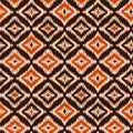 Ikat Ogee Background 4