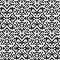 Ikat Ogee Background