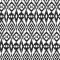 Ikat Ogee Background