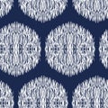 Ikat Ogee Background