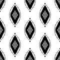 Ikat pattern Ethnic textile tribal bohemian carpet india Asia illustrated